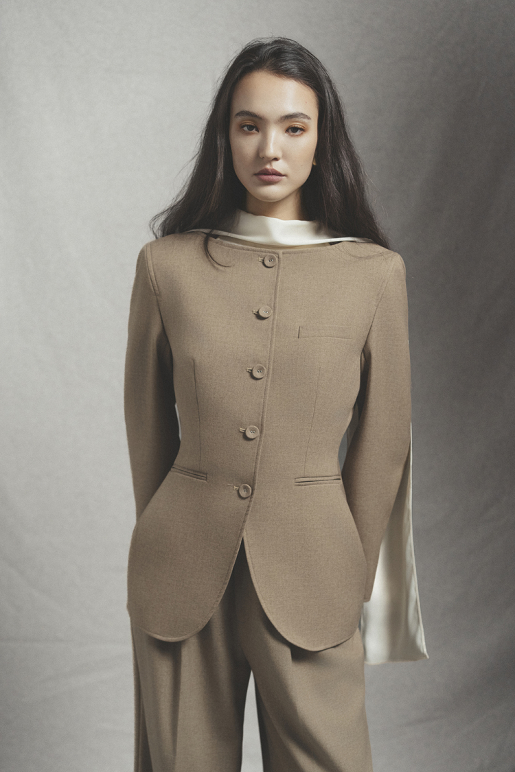 HELEN JACKET | BEIGE – WEPHOBIA