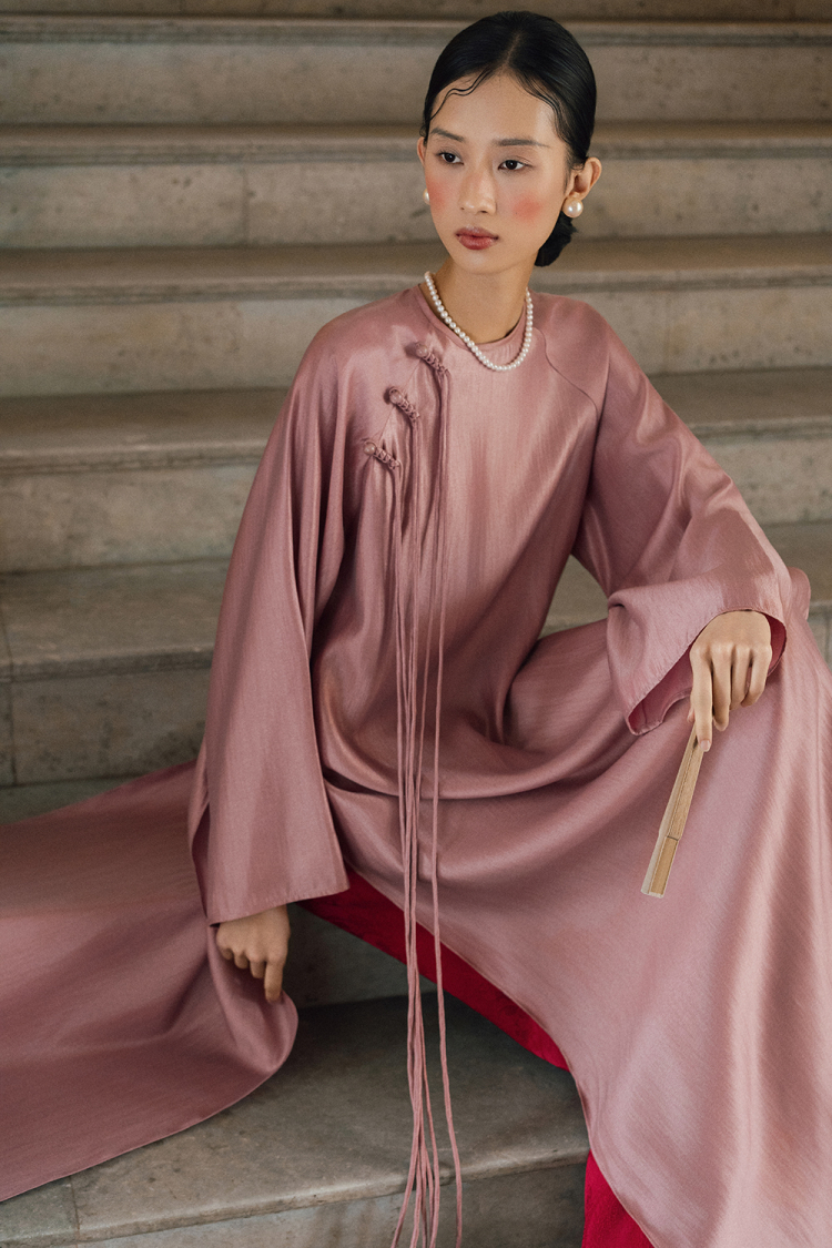 ÁO DÀI ĐÔNG ĐÔ | DUSTY PINK – WEPHOBIA