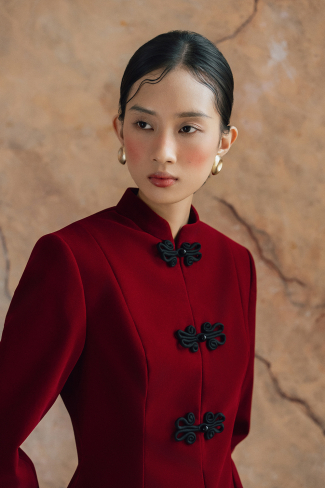 LE TONKIN JACKET | MAROON