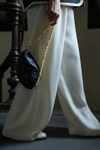 FLOWY TROUSERS | IVORY