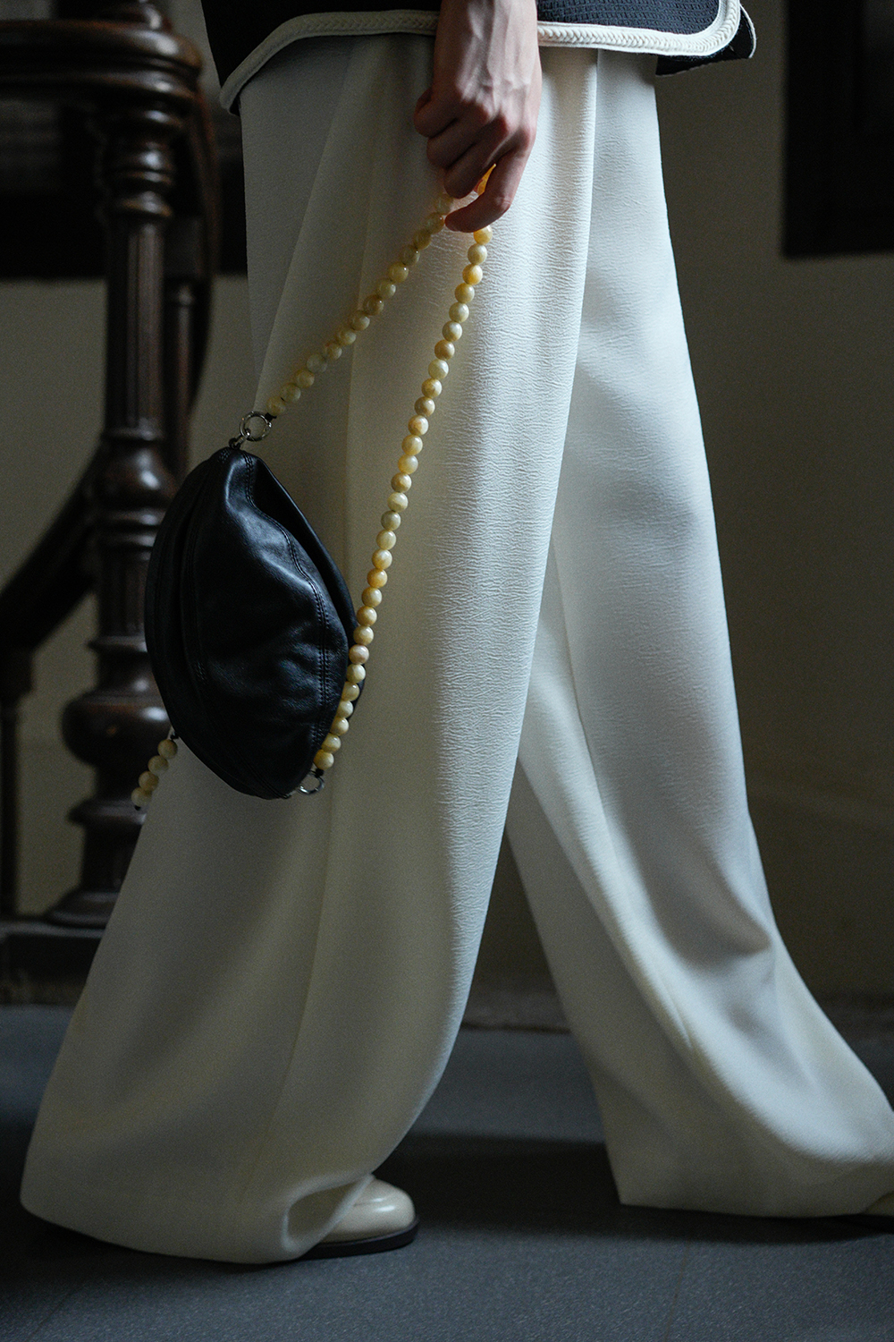 FLOWY TROUSERS | IVORY