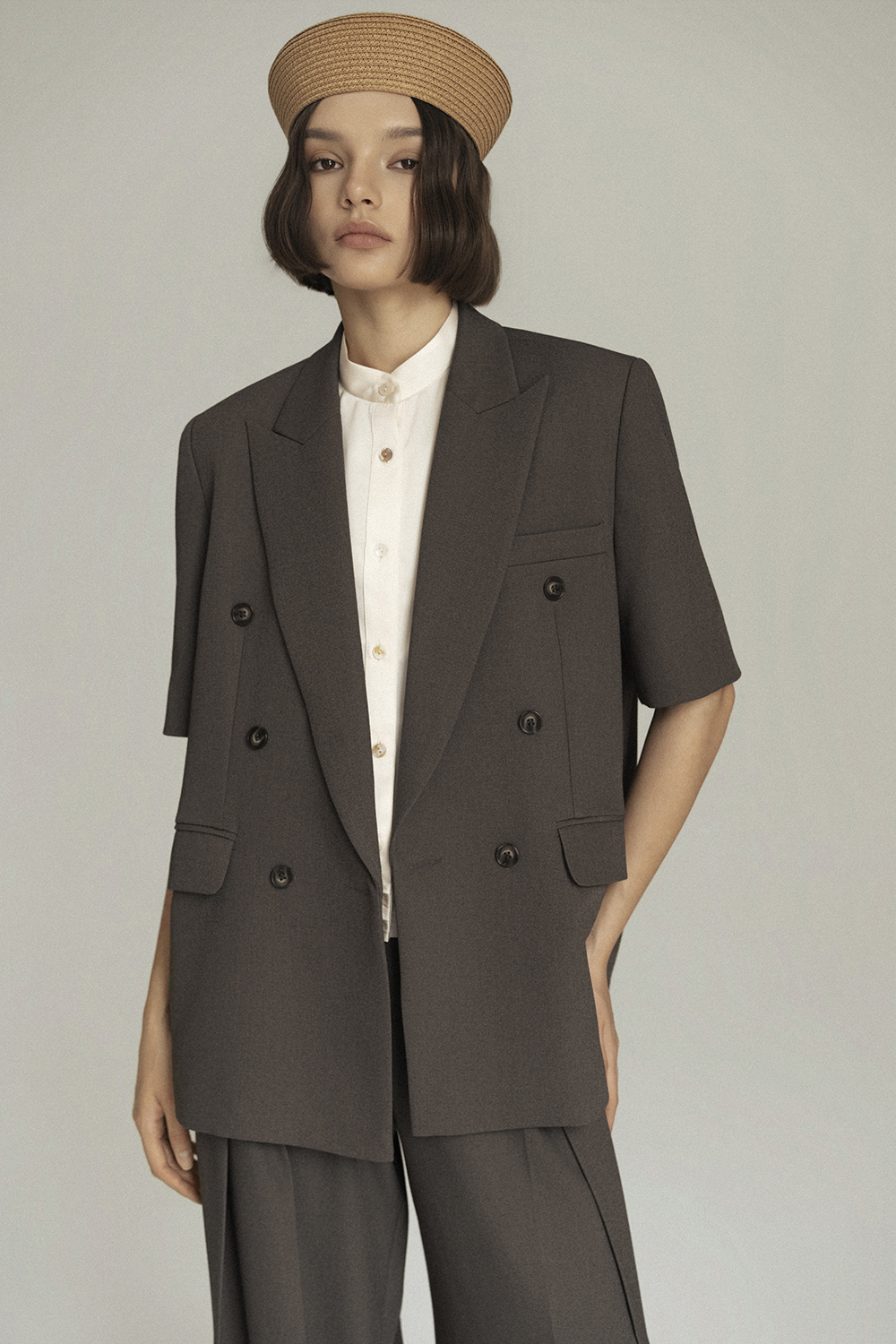 MARLO BLAZER | TAUPE