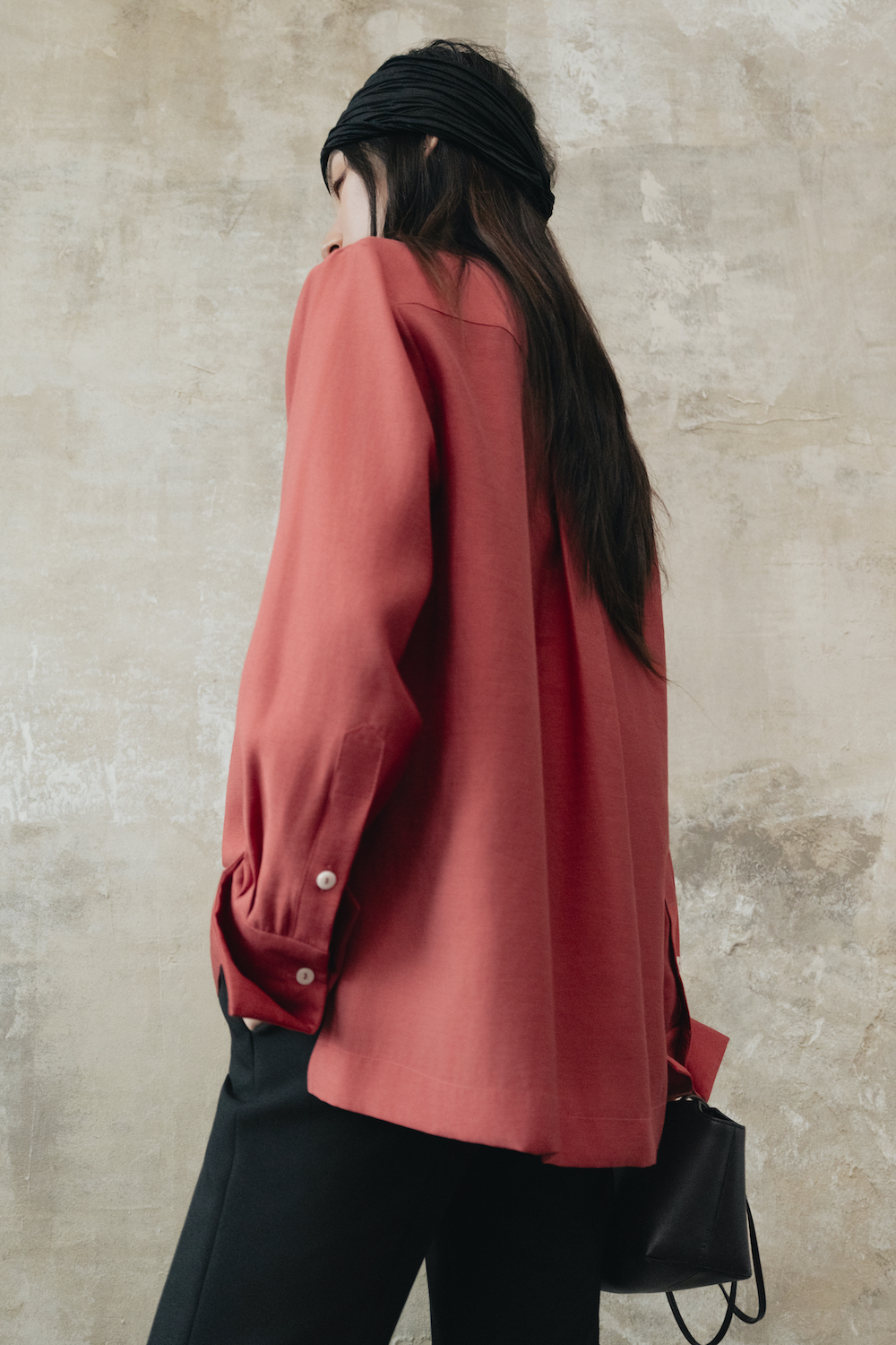 ELY BLOUSE | BRICK RED